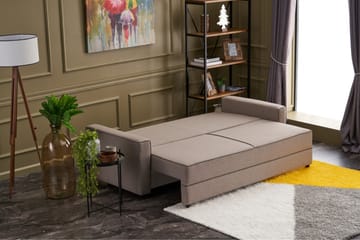 Bäddsoffa Windwhistle 3-sits 185x150 - Cream - Möbler - Soffa - Bäddsoffa - 3 sits bäddsoffa