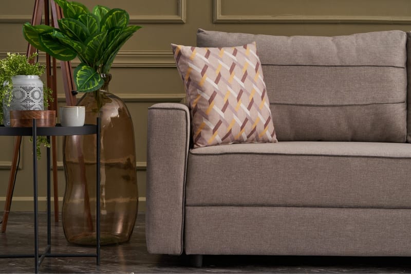 Bäddsoffa Windwhistle 3-sits 185x150 - Cream - Möbler - Soffa - Bäddsoffa - 3 sits bäddsoffa