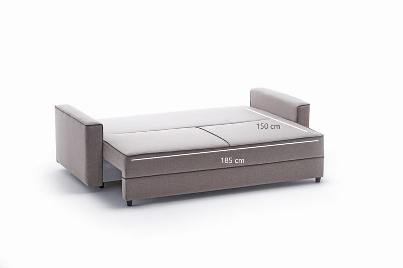 Bäddsoffa Windwhistle 3-sits 185x150 - Cream - Möbler - Soffa - Bäddsoffa - 3 sits bäddsoffa