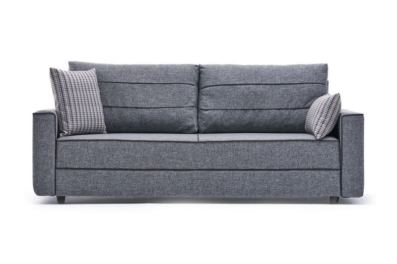 Bäddsoffa Windwhistle 3-sits 185x150 - Grå - Möbler - Soffa - Bäddsoffa - 3 sits bäddsoffa