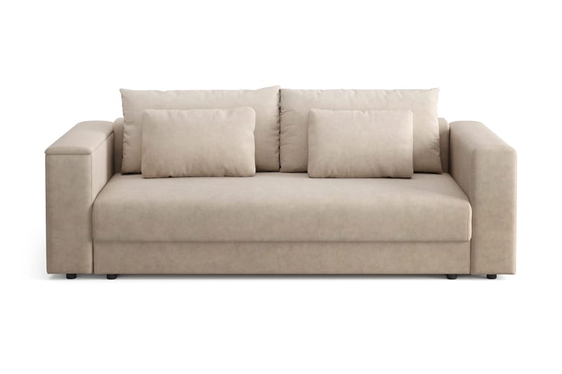 Bergen Djup 3-sits Bäddsoffa med förvaring, Beige
