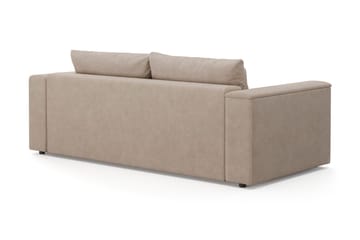 Bergen Djup 3-sits Bäddsoffa med förvaring - Beige - Möbler - Soffa - Bäddsoffa - 3 sits bäddsoffa