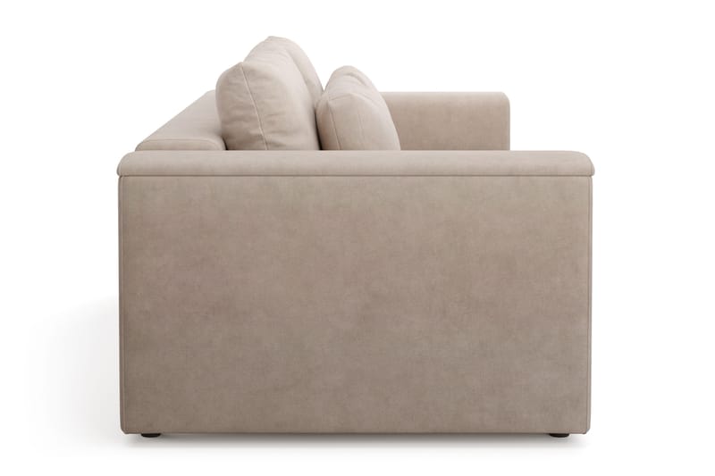 Bergen Djup 3-sits Bäddsoffa med förvaring - Beige - Möbler - Soffa - Bäddsoffa - 3 sits bäddsoffa