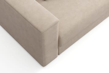 Bergen Djup 3-sits Bäddsoffa med förvaring - Beige - Möbler - Soffa - Bäddsoffa - 3 sits bäddsoffa