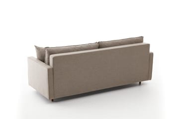 Braneles Bäddsoffa 3-sits - Beige - Möbler - Soffa - Bäddsoffa - 3 sits bäddsoffa