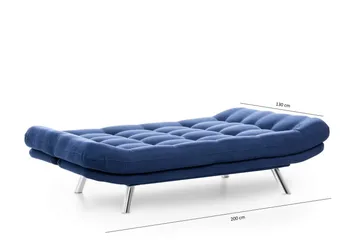 Breana Bäddsoffa 3-sits - Marinblå - Möbler - Soffa - Bäddsoffa - 3 sits bäddsoffa