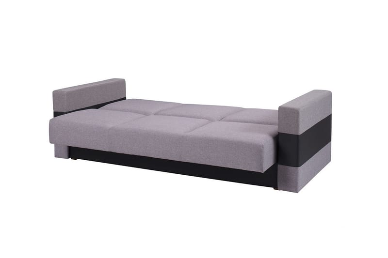 Cenia Bäddsoffa 222x97x88 cm - Grå/Lila - Möbler - Soffa - Bäddsoffa - 3 sits bäddsoffa
