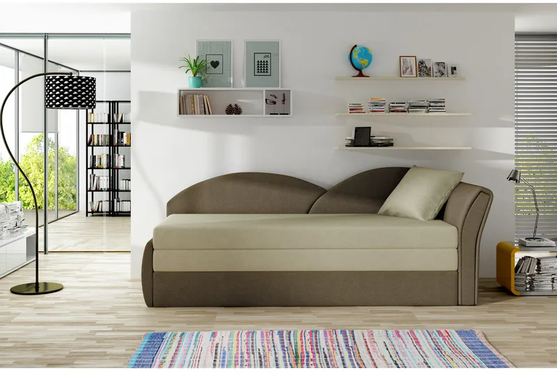 Chasidi Bäddsoffa, Beige/Brun