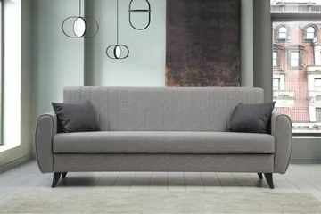 Dalima Bäddsoffa 3-sits - Ljusgrå - Möbler - Soffa - Bäddsoffa - 3 sits bäddsoffa
