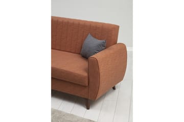 Dalima Bäddsoffa 3-sits - Röd - Möbler - Soffa - Bäddsoffa - 3 sits bäddsoffa