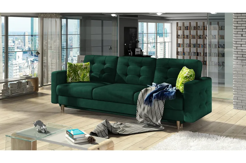 Deadra Bäddsoffa, Grön