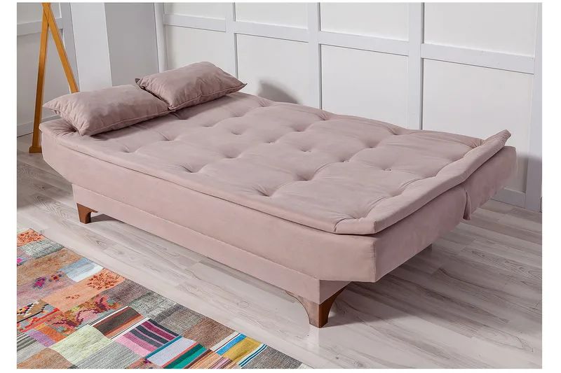 Defiglio 3-sits Bäddsoffa - Brun - Möbler - Soffa - Bäddsoffa - 3 sits bäddsoffa