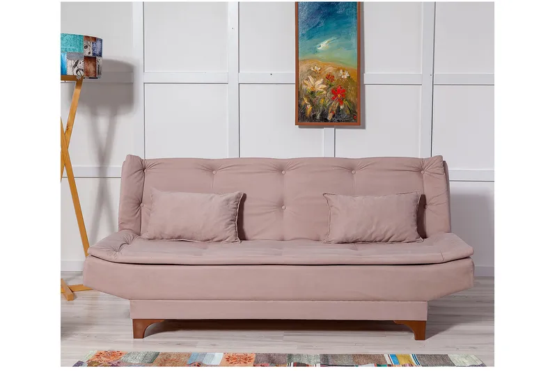 Defiglio 3-sits Bäddsoffa - Brun - Möbler - Soffa - Bäddsoffa - 3 sits bäddsoffa
