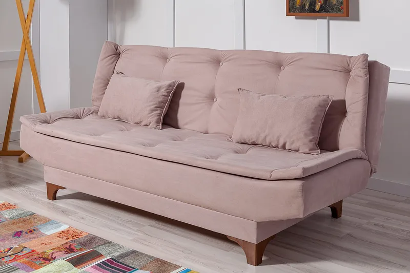 Defiglio 3-sits Bäddsoffa - Brun - Möbler - Soffa - Bäddsoffa - 3 sits bäddsoffa