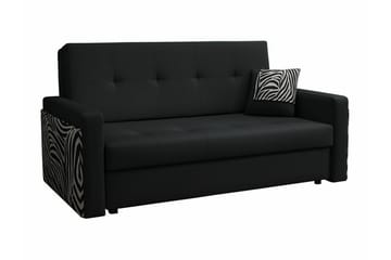 Denegal 3-sits Bäddsoffa Black - Möbler - Soffa - Bäddsoffa - 3 sits bäddsoffa