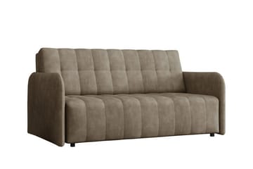 Denegal 3-sits Bäddsoffa Brown - Möbler - Soffa - Bäddsoffa - 3 sits bäddsoffa