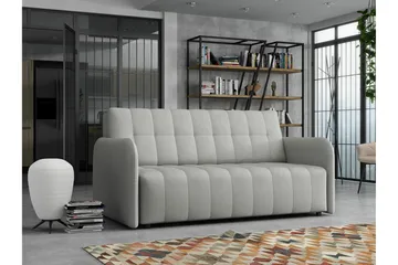 Denegal 3-sits Bäddsoffa Ljusgrå - Möbler - Soffa - Bäddsoffa - 3 sits bäddsoffa