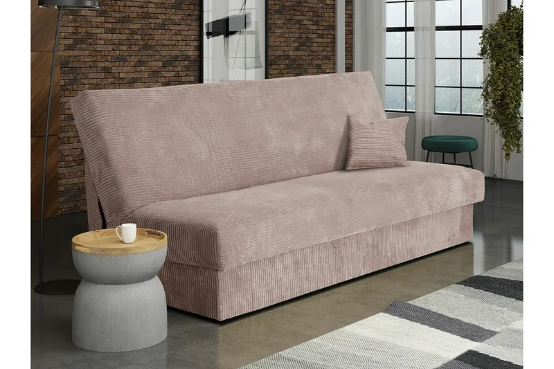 Denegal 3-sits Bäddsoffa NO_BRAND beige - Möbler - Soffa - Bäddsoffa - 3 sits bäddsoffa