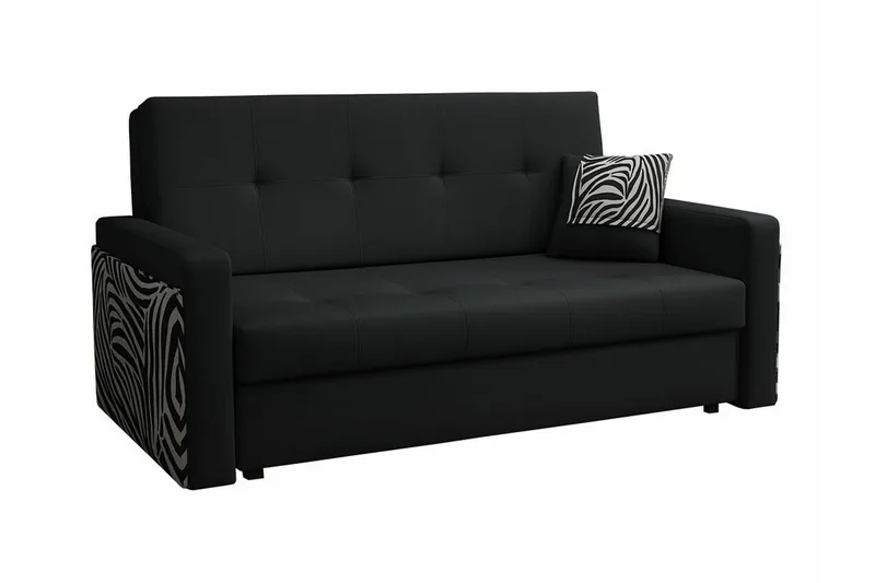 Denegal 3-sits Bäddsoffa NO_BRAND Black