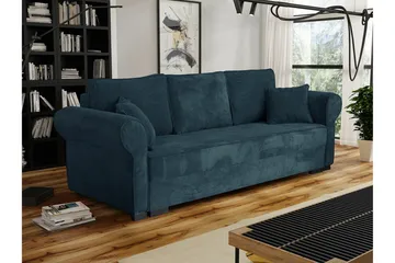 Denegal 3-sits Bäddsoffa NO_BRAND Dark blue - Möbler - Soffa - Bäddsoffa - 3 sits bäddsoffa