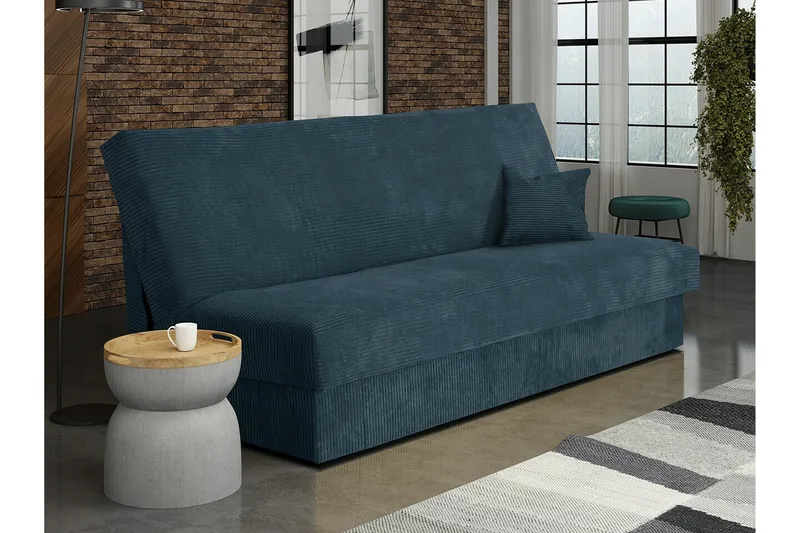 Denegal 3-sits Bäddsoffa NO_BRAND Dark Blue/Marine - Möbler - Soffa - Bäddsoffa - 3 sits bäddsoffa