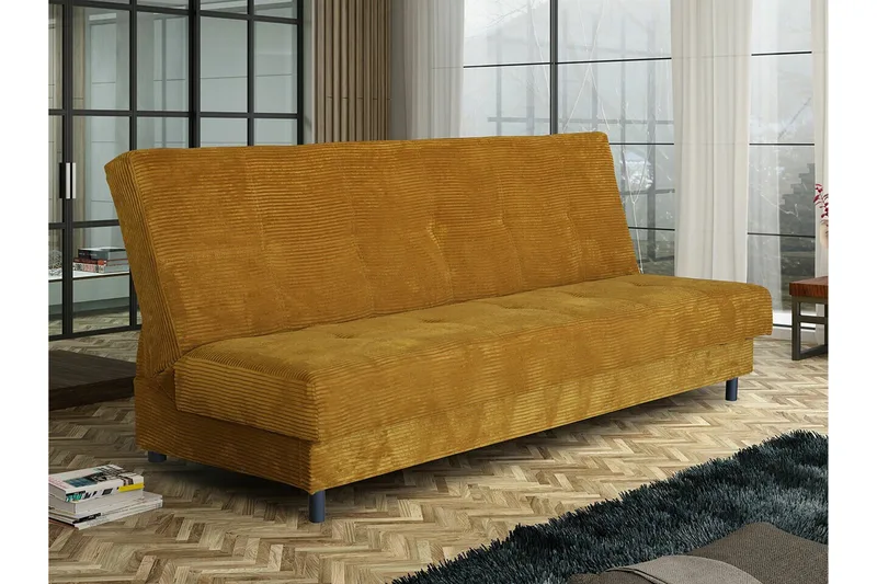 Denegal 3-sits Bäddsoffa NO_BRAND Yellow - Möbler - Soffa - Bäddsoffa - 3 sits bäddsoffa