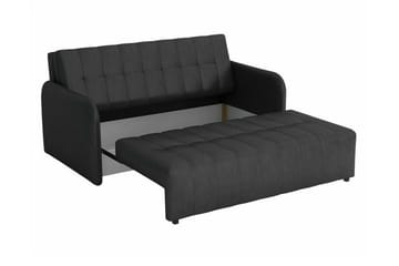 Denegal 3-sits Rektangulär Bäddsoffa 152x196 cm med Förvaring i Tyg - Grå - Möbler - Soffa - Bäddsoffa - 3 sits bäddsoffa