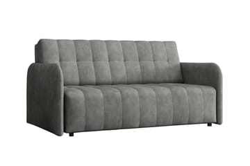 Denegal liten 3-sits Bäddsoffa Framåtbäddad i Mocka - Mörkgrå - Möbler - Soffa - Bäddsoffa - 3 sits bäddsoffa