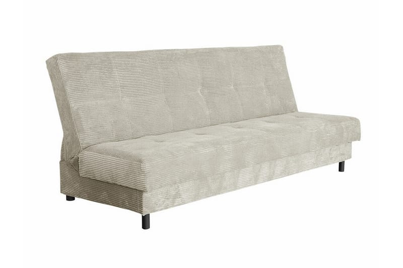 Denegal liten 3-sits Bäddsoffa Längsbäddad i Manchester, Beige/Ljusbeige