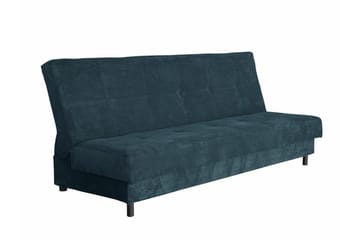 Denegal liten 3-sits Bäddsoffa Längsbäddad i Manchester - Mörkblå - Möbler - Soffa - Bäddsoffa - 3 sits bäddsoffa