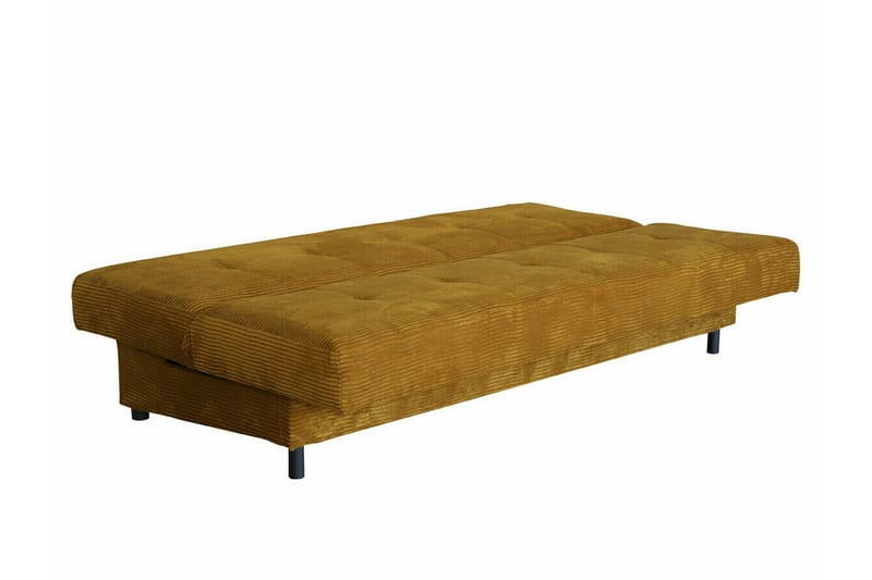 Denegal liten 3-sits Bäddsoffa Längsbäddad i Tyg - Turkos - Möbler - Soffa - Bäddsoffa - 3 sits bäddsoffa