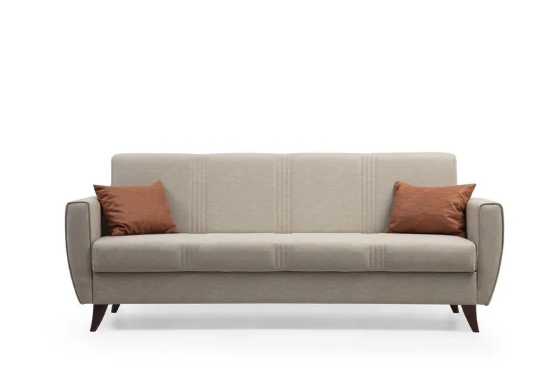 Dewan Bäddsoffa 3-sits, Beige
