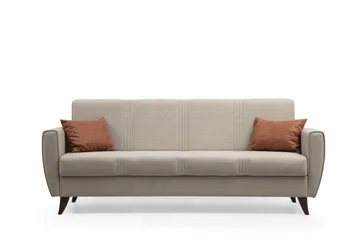 Dewan Bäddsoffa 3-sits - Beige - Möbler - Soffa - Bäddsoffa - 3 sits bäddsoffa