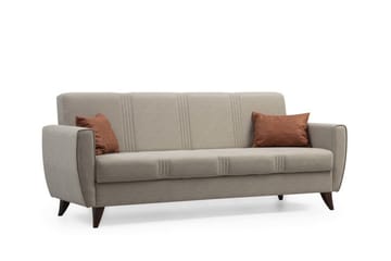 Dewan Bäddsoffa 3-sits - Beige - Möbler - Soffa - Bäddsoffa - 3 sits bäddsoffa