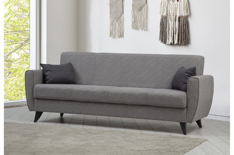 Dewan Bäddsoffa 3-sits - Ljusgrå - Möbler - Soffa - Bäddsoffa - 3 sits bäddsoffa