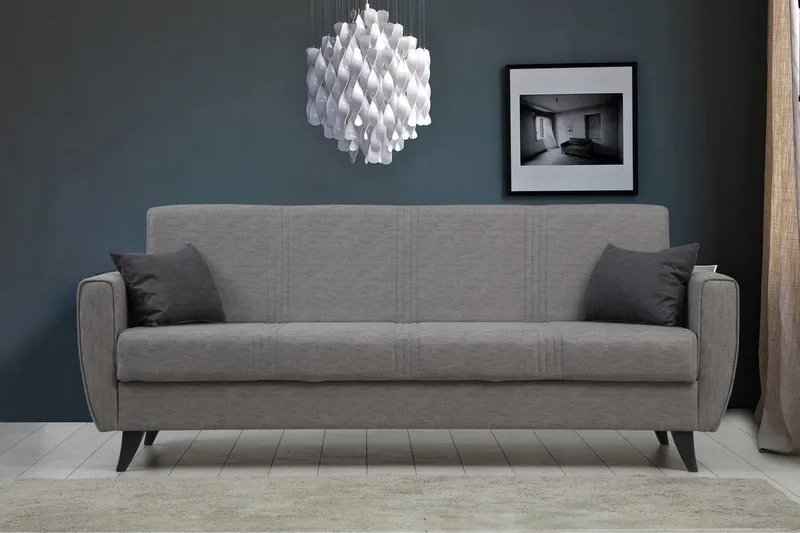 Dewan Bäddsoffa 3-sits - Ljusgrå - Möbler - Soffa - Bäddsoffa - 3 sits bäddsoffa