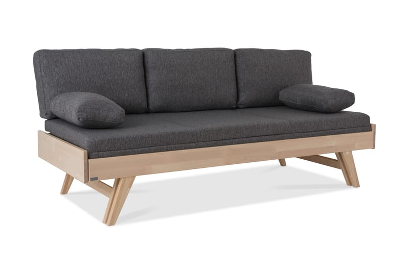 Divanbäddsoffa Notte Ram 190 cm Björk - Kiteen Huonekalut - Möbler - Soffa - Bäddsoffa - 3 sits bäddsoffa