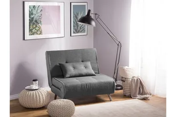 Farris Bäddsoffa 100 cm - Grå - Möbler - Soffa - Bäddsoffa - 3 sits bäddsoffa