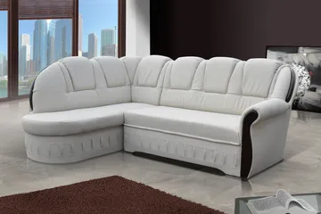 Fica Bäddsoffa - Vit - Möbler - Soffa - Bäddsoffa - 3 sits bäddsoffa