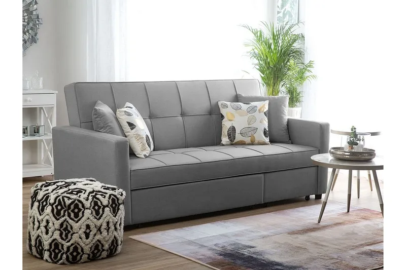 Glomma Bäddsoffa 207 cm - Grå - Möbler - Soffa - Bäddsoffa - 3 sits bäddsoffa