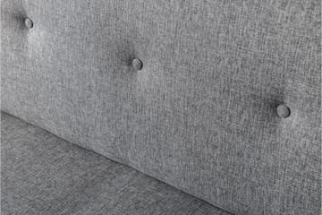 Hetalia 3-sits Längsbäddad Bäddsoffa 102x180 cm i Tyg - Grå - Möbler - Soffa - Bäddsoffa - 3 sits bäddsoffa