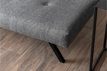 Hetalia 3-sits Längsbäddad Bäddsoffa 102x180 cm i Tyg - Grå - Möbler - Soffa - Bäddsoffa - 3 sits bäddsoffa