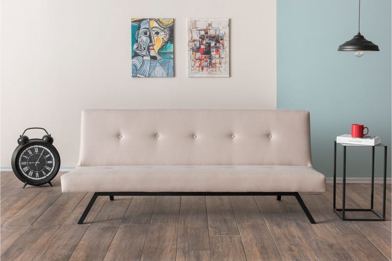 Hetalia Bäddsoffa 3-sits - Beige - Möbler - Soffa - Bäddsoffa - 3 sits bäddsoffa