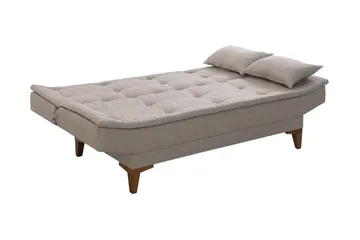 Hunterville Bäddsoffa 3-sits 106x186 - Cream - Möbler - Soffa - Bäddsoffa - 3 sits bäddsoffa