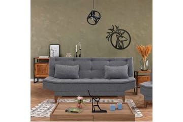 Hunterville Bäddsoffa 3-sits 106x188 - Mörkgrå - Möbler - Soffa - Bäddsoffa - 3 sits bäddsoffa