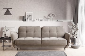 Katsuya Bäddsoffa 3-sits - Beige - Möbler - Soffa - Bäddsoffa - 3 sits bäddsoffa