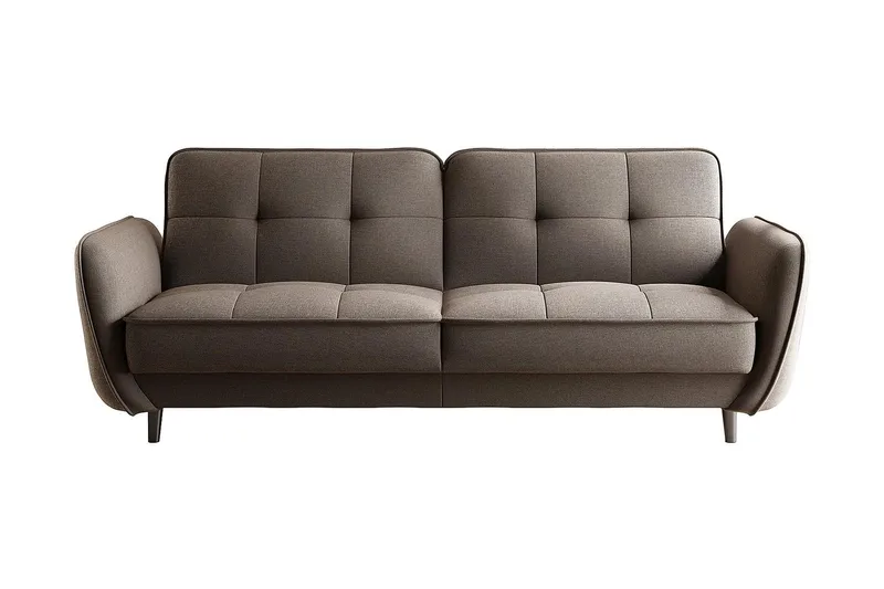Katsuya Bäddsoffa 3-sits - Beige/Brun - Möbler - Soffa - Bäddsoffa - 3 sits bäddsoffa