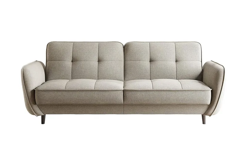 Katsuya Bäddsoffa 3-sits - Beige/Vit - Möbler - Soffa - Bäddsoffa - 3 sits bäddsoffa