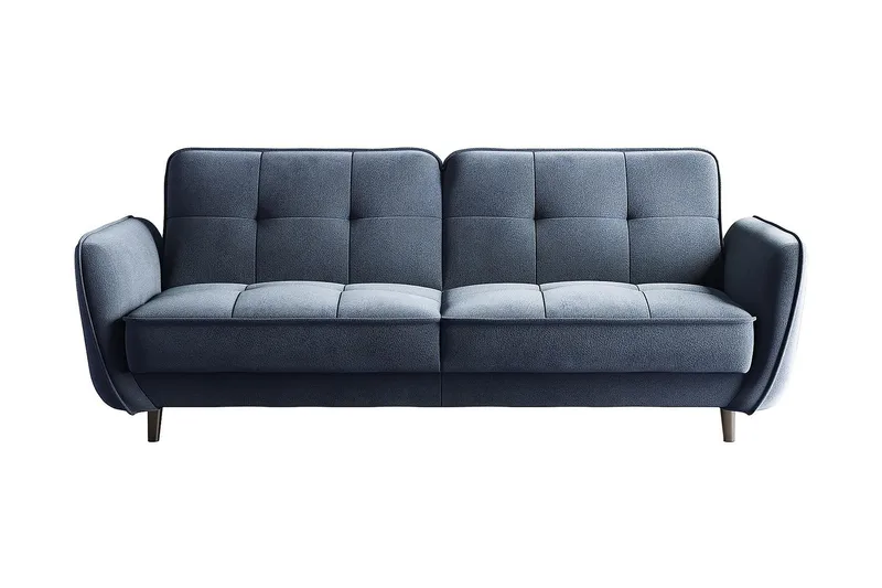 Katsuya Bäddsoffa 3-sits - Blå - Möbler - Soffa - Bäddsoffa - 3 sits bäddsoffa