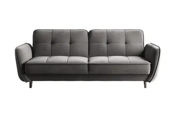 Katsuya Bäddsoffa 3-sits - Grå - Möbler - Soffa - Bäddsoffa - 3 sits bäddsoffa